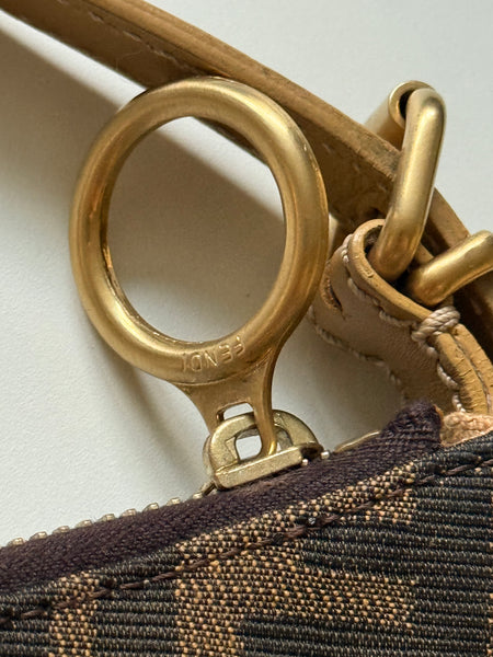 FENDI ZUCCA OYSTER VINTAGE BAG