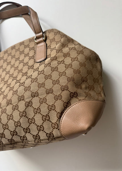 GUCCI DRESSAGE TOTE BAG VINTAGE MONOGRAM