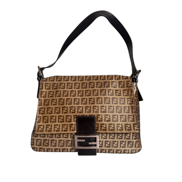 FENDI CRYSTAL VINILE ZUCCHINO MAMA BAGUETTE VINTAGE