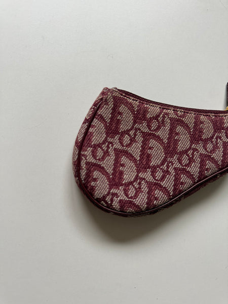DIOR OBLIQUE SADDLE PORTAMONETE VINTAGE