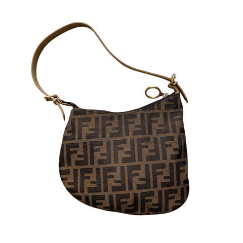 FENDI ZUCCA OYSTER VINTAGE BAG