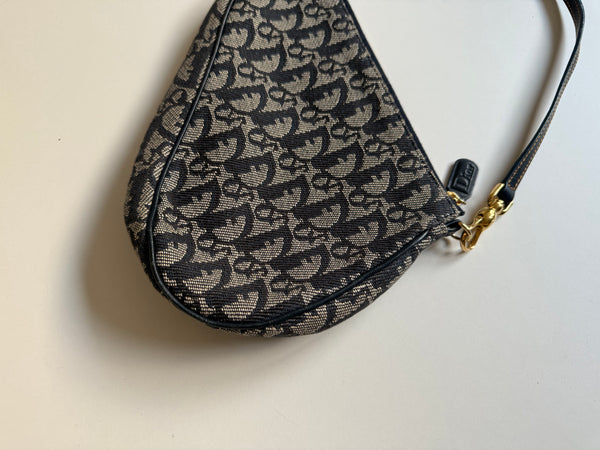 DIOR VINTAGE SADDLE MONOGRAM BAG