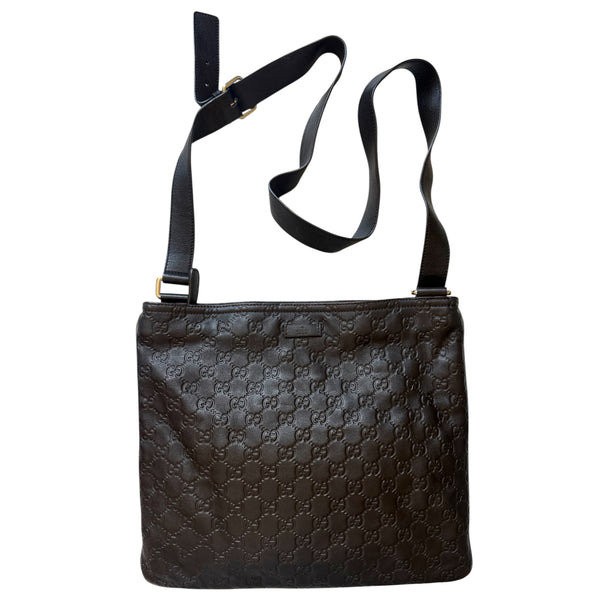 GUCCI BIG MESSENGER CROSSBODY BAG VINTAGE