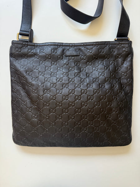 GUCCI BIG MESSENGER CROSSBODY BAG VINTAGE