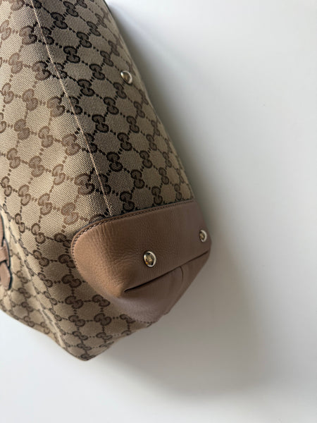 GUCCI DRESSAGE TOTE BAG VINTAGE MONOGRAM