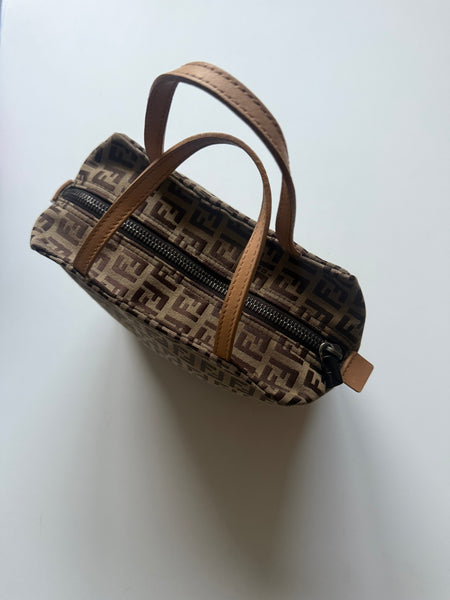 FENDI HANDBAG VINTAGE ZUCCHINO