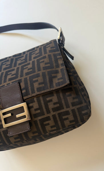 FENDI ZUCCA MAMA BAGUETTE VINTAGE