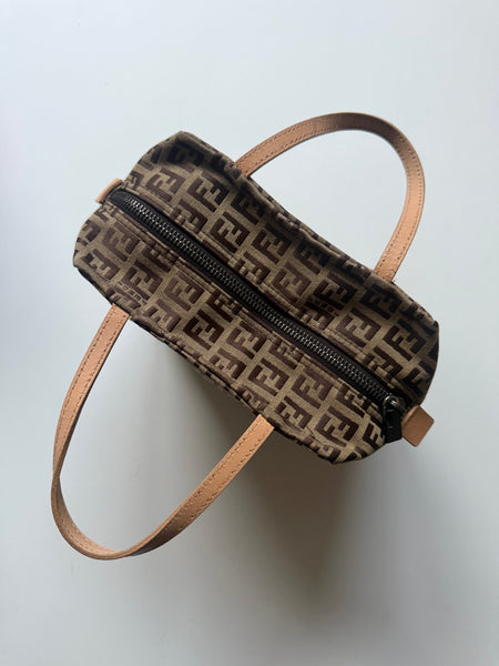 FENDI HANDBAG VINTAGE ZUCCHINO