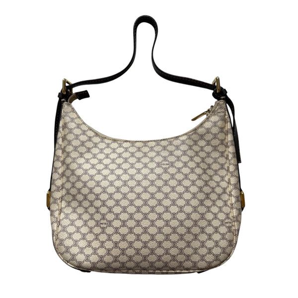 CELINE MACADAM VINTAGE HOBO BAG