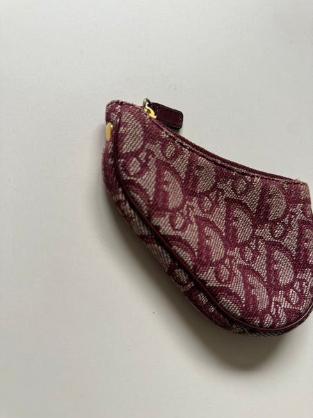 DIOR OBLIQUE SADDLE PORTAMONETE VINTAGE