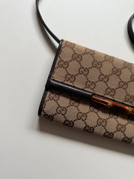 GUCCI BAMBOO CLUTCH VINTAGE BAG