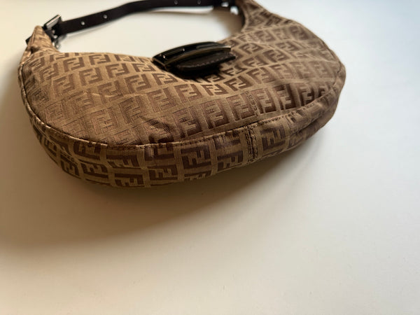 FENDI CROISSANT VINTAGE ZUCCHINO