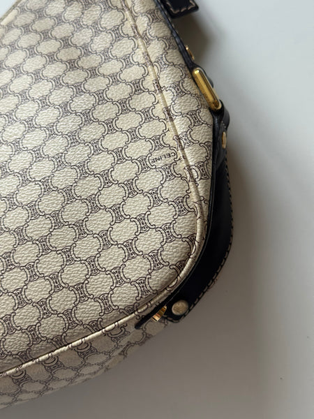 CELINE MACADAM VINTAGE HOBO BAG