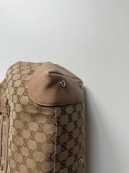 GUCCI DRESSAGE TOTE BAG VINTAGE MONOGRAM