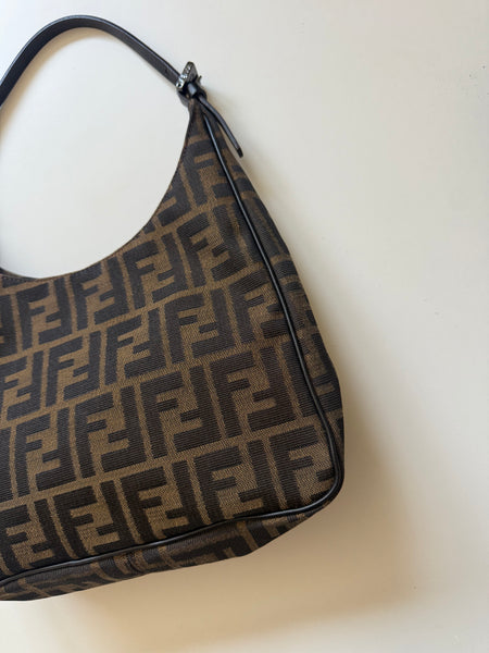 FENDI ZUCCA HOBO VINTAGE BAG