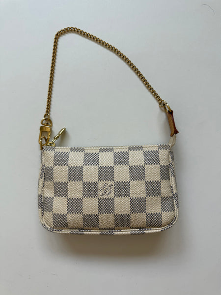 LOUIS VUITTON MINI POCHETTE ACCESSOIRES DAMIER AZUR VINTAGE