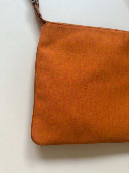 FENDI VINTAGE BAG TRACOLLA ZUCCHINO