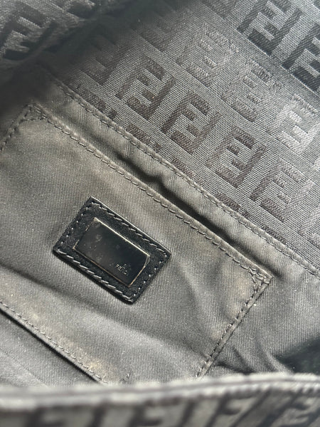 FENDI LONG BAGUETTE VINTAGE ZUCCHINO