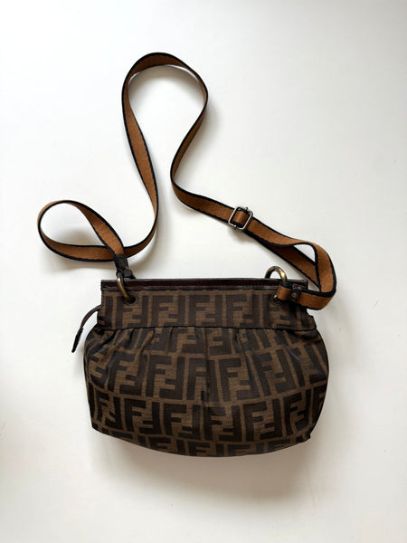 FENDI ZUCCA TRACOLLA CHEF VINTAGE BAG