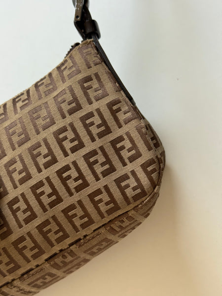 FENDI BAGUETTE VINTAGE ZUCCHINO