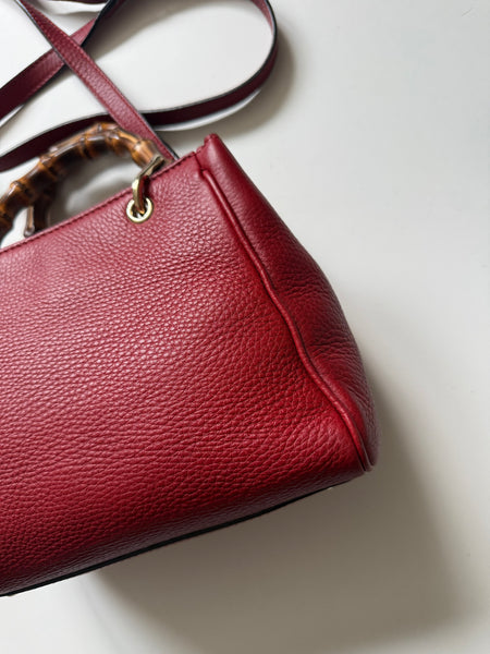 GUCCI BAMBOO MINI SHOPPER TOTE  BAG VINTAGE