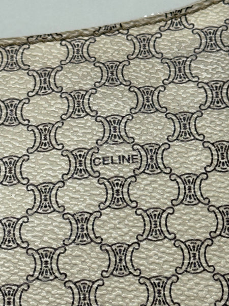 CELINE MACADAM VINTAGE HOBO BAG