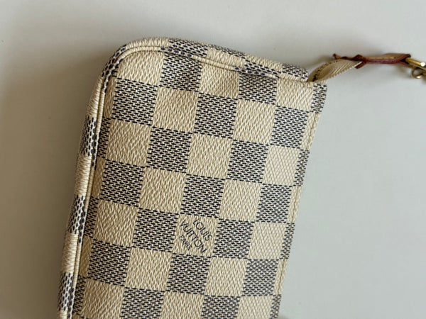 LOUIS VUITTON MINI POCHETTE ACCESSOIRES DAMIER AZUR VINTAGE