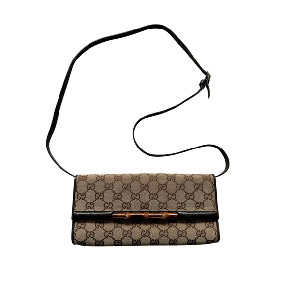 GUCCI BAMBOO CLUTCH VINTAGE BAG