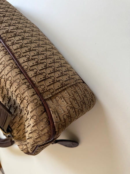 DIOR VINTAGE BAULETTO MONOGRAM BAG