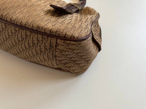 DIOR VINTAGE BAULETTO MONOGRAM BAG