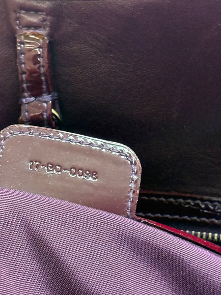 DIOR 61 CROC-STAMPED TOTE FALL/WINTER 2008 VINTAGE BAG