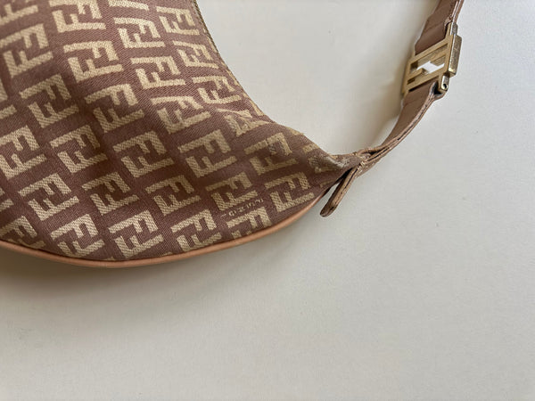 FENDI BAG CROISSANT VINTAGE ZUCCHINO