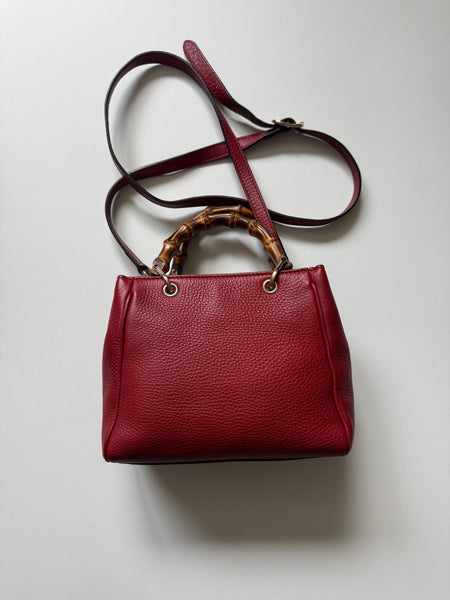 GUCCI BAMBOO MINI SHOPPER TOTE  BAG VINTAGE