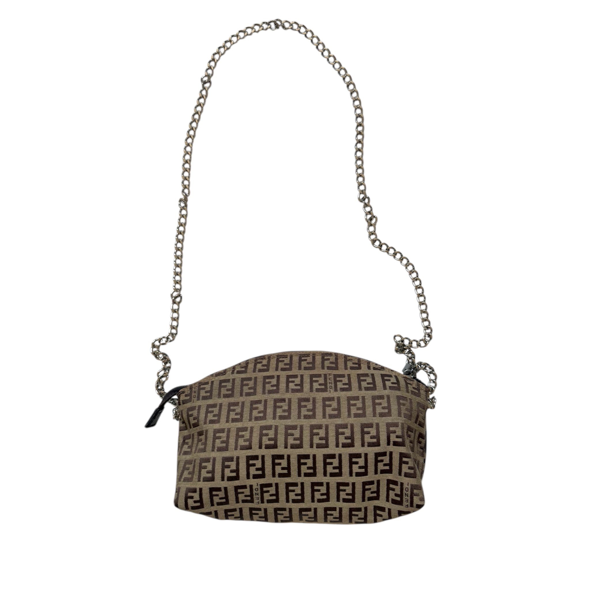 FENDI VINTAGE ZUCCHINO POCHETTE ON CHAIN