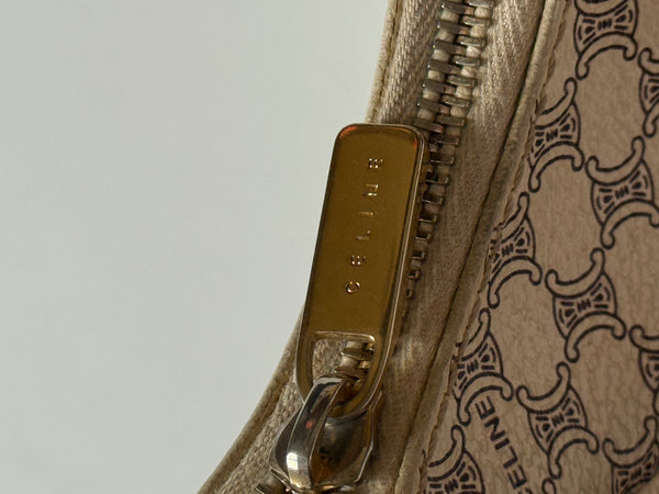 CELINE MACADAM VINTAGE HOBO BAG