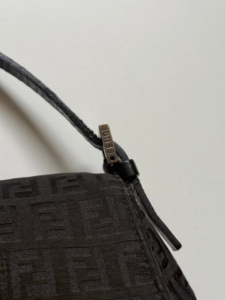 FENDI LONG BAGUETTE VINTAGE ZUCCHINO