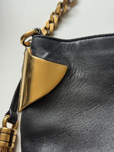 GUCCI 1970 CHAIN HOBO SHOULDER BAG VINTAGE