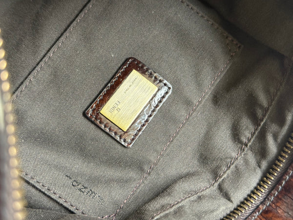 FENDI ZUCCA TRACOLLA CHEF VINTAGE BAG