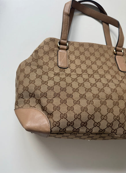 GUCCI DRESSAGE TOTE BAG VINTAGE MONOGRAM