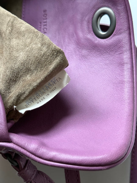 BOTTEGA VENETA INTRECCIATO FLAP TURN-LOCK CROSSBODY VINTAGE  BAG