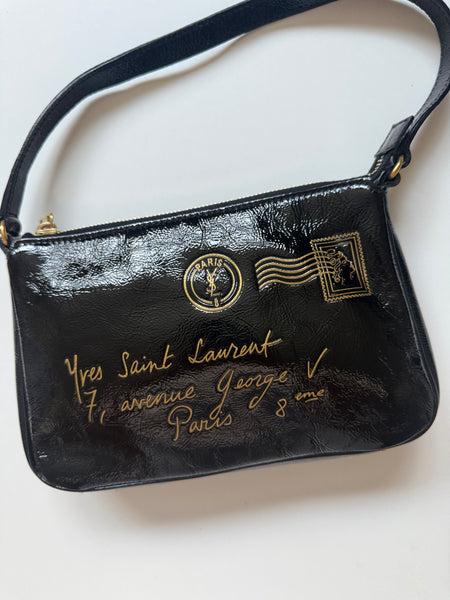 YSL Y-MAIL VERNIS  VINTAGE BAG