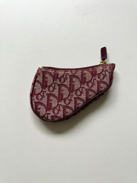 DIOR OBLIQUE SADDLE PORTAMONETE VINTAGE