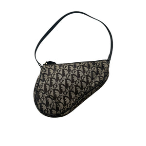 DIOR VINTAGE MINI SADDLE MONOGRAM BAG
