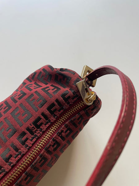 FENDI ZUCCHINO VINTAGE MIDI CILINDRO