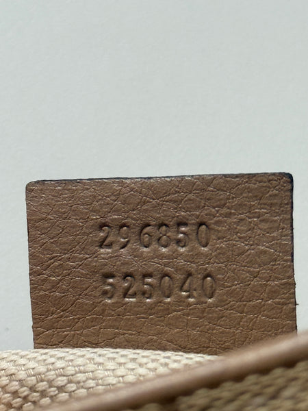 GUCCI DRESSAGE TOTE BAG VINTAGE MONOGRAM