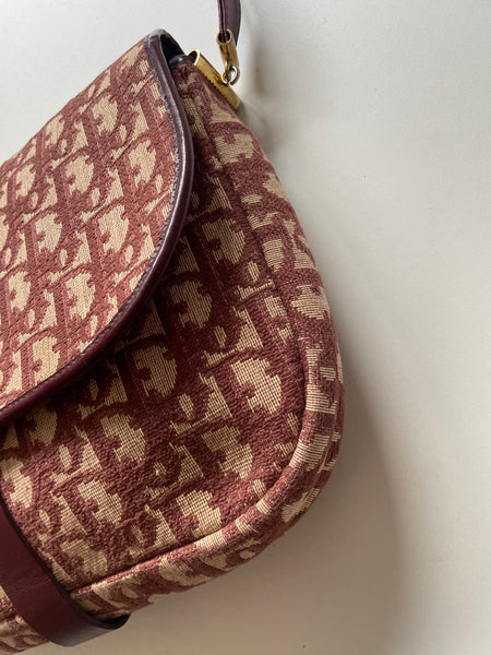 DIOR VINTAGE MONOGRAM SHOULDER BAG