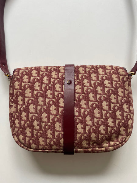 DIOR VINTAGE MONOGRAM SHOULDER BAG